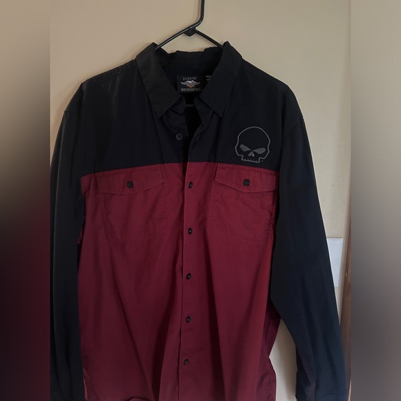 Harley Davidson Button Up Shirt NWOT - Picture 3 of 5